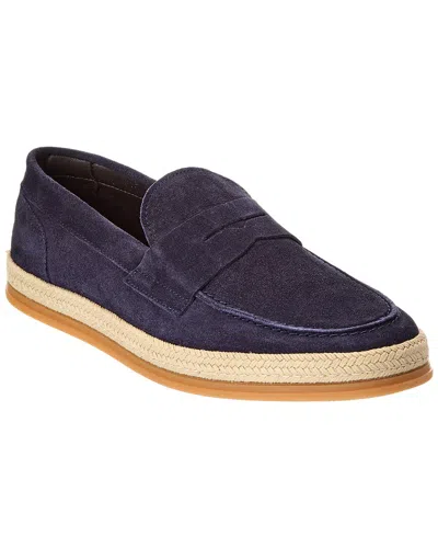 M By Bruno Magli Alfama Suede Loafer In Purple