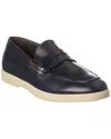 M By Bruno Magli Bruno Magli Ezra Leather Loafer In Blue