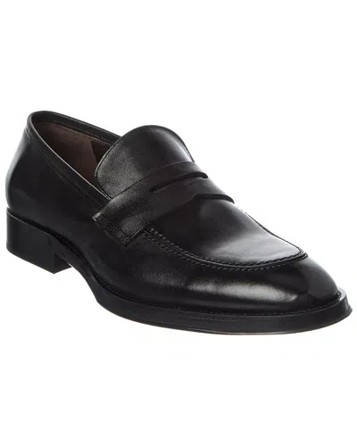 M By Bruno Magli Cosmo Leather Loafer In Black