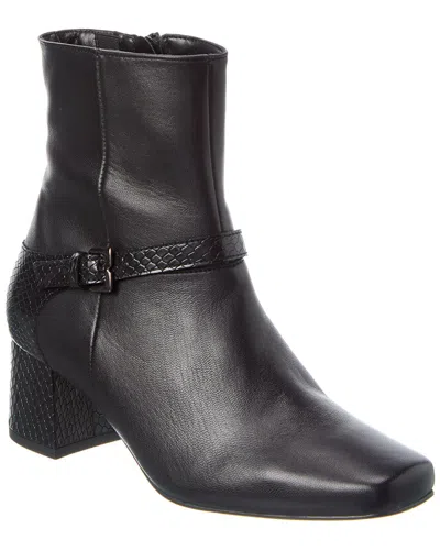 M By Bruno Magli Danica Leather Boot In Black