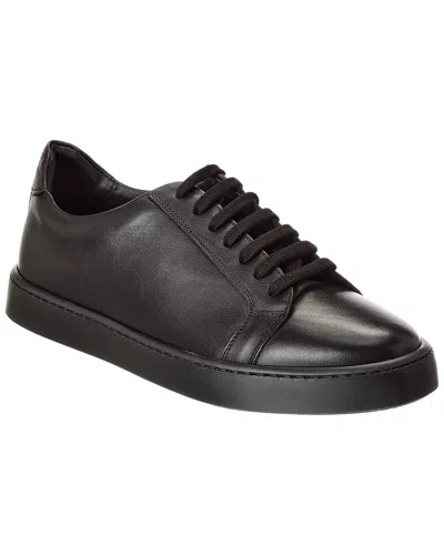 M By Bruno Magli Daniel Leather Sneaker In Black