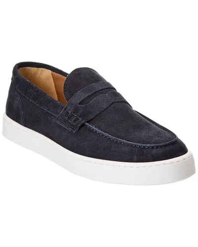 M By Bruno Magli Daniel Suede Loafer In Blue