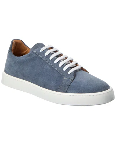 M By Bruno Magli Daniel Suede Sneaker In Blue