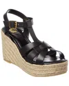 M By Bruno Magli Estra Leather Wedge Sandal