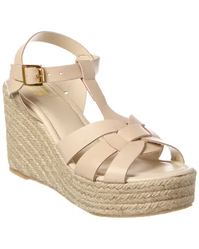 M By Bruno Magli Estra Leather Wedge Sandal