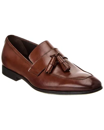 M By Bruno Magli Glen Leather Loafer In Brown
