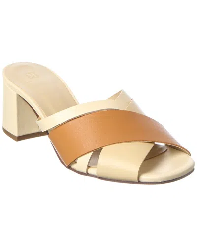 M By Bruno Magli Jana Leather Sandal In Neutral