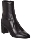 M By Bruno Magli June Leather Bootie In Black