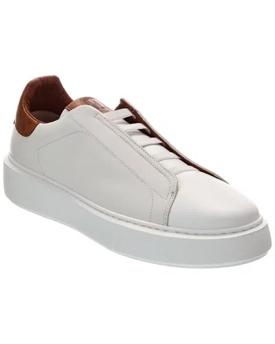 M By Bruno Magli Lisbon Leather Slip-on Sneaker