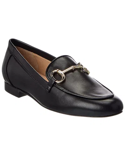 M By Bruno Magli Luna Leather Loafer In Black