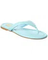 M By Bruno Magli Malora Leather Sandal In Blue