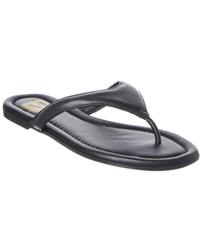 M By Bruno Magli Malora Leather Sandal In Black