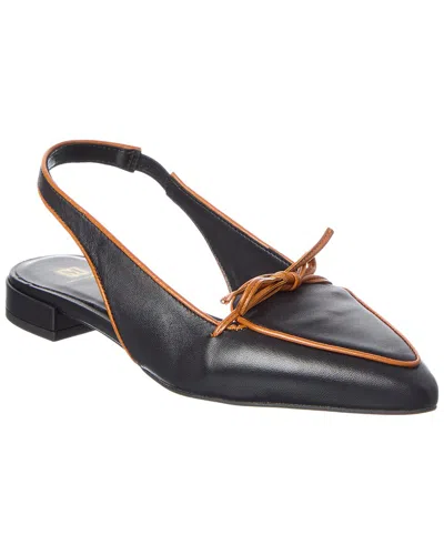 M By Bruno Magli Marta Leather Slingback Loafer In Animal Print