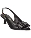 M By Bruno Magli Mona Leather Slingback Sandal