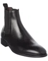 M By Bruno Magli Nello Leather Bootie In Black