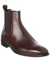 M By Bruno Magli Nello Leather Bootie In Brown