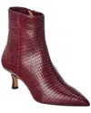 M By Bruno Magli Nerina Snake-embossed Leather Bootie In Multi