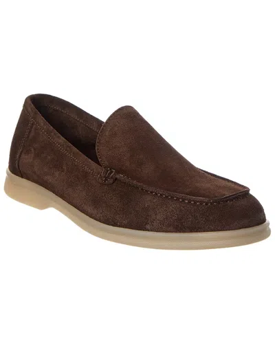 M By Bruno Magli Primo Unlined Suede Loafer In Brown