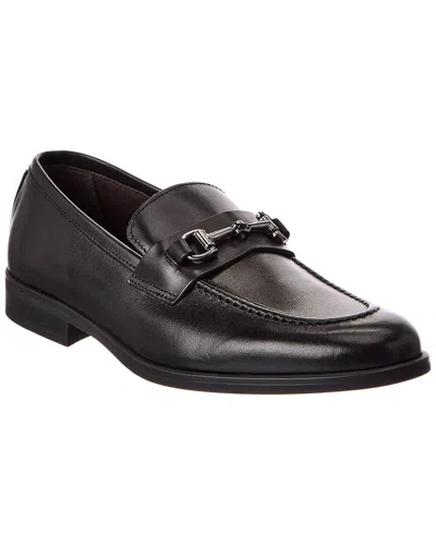 M By Bruno Magli Renato Bit Leather Loafer In Purple