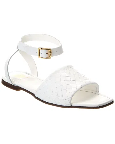 M By Bruno Magli Rita Leather Sandal In White