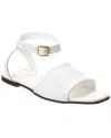 M By Bruno Magli Rita Leather Sandal In White