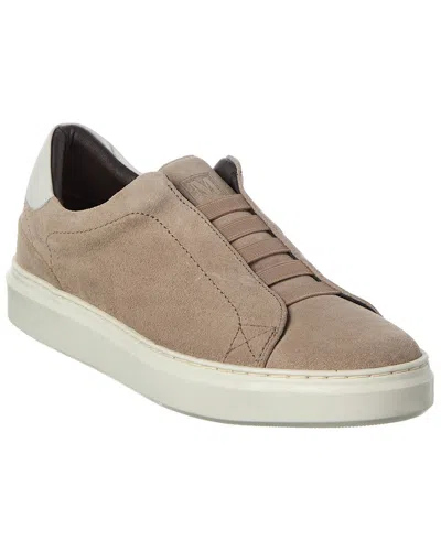 M By Bruno Magli Salvador Leather Sneaker In Animal Print