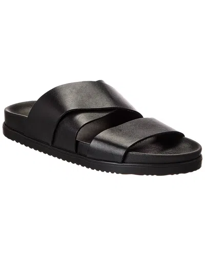 M By Bruno Magli San Remo Leather Sandal In Black