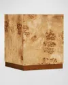 M By Hooker Furnishings Auberon Burl Side Table In Natural Burl