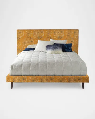 M By Hooker Furnishings Daphne Queen Bed In Goldenrod