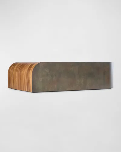 M By Hooker Furnishings Kaskade Coffee Table In Warm Wood Tone 