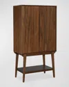 M By Hooker Furnishings Orson Bar Cabinet In Dark Mahogany