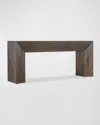 M By Hooker Furnishings Wade Console Table In Rich Dark Finish 