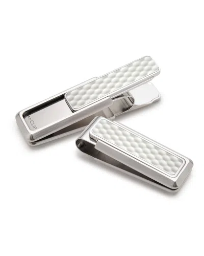 M Clip Golfball Stainless Steel Money Clip In Metallic