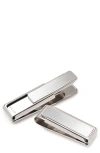 M Clip Monterey Alligator Money Clip In Metallic Silver