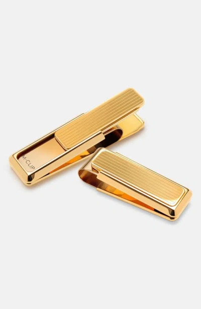 M Clip M-clip® 'new Yorker' Money Clip In Gold