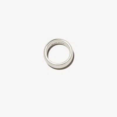 M Cohen Sterling Silver Soli Cigar Band Ring