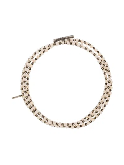 M Cohen The Agora Pearl Bracelet In Silver