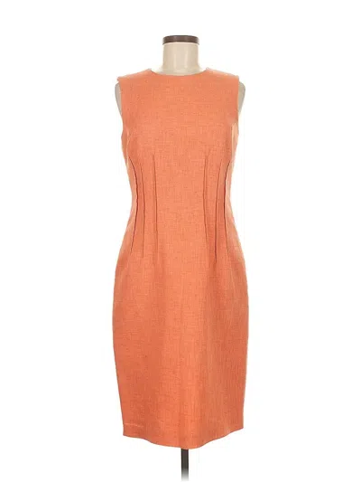 Pre-owned M David Meister Casual Dress In Orange
