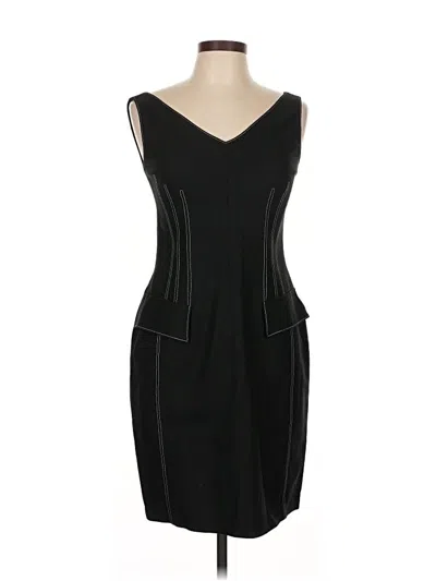 Pre-owned M David Meister Cocktail Dress In Black