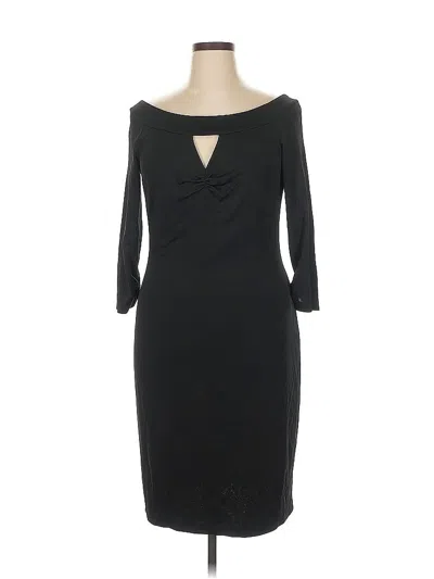 Pre-owned M David Meister Cocktail Dress In Black