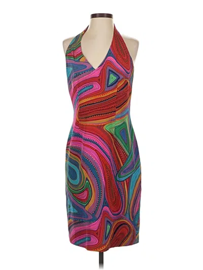 Pre-owned M David Meister Cocktail Dress In Red