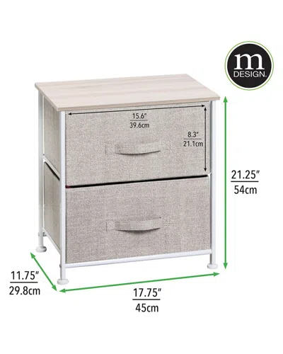 M Design Aldo 2-drawer Storage Unit/night Stand