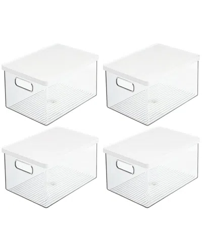 M Design Set Of 4 Bin With Lid