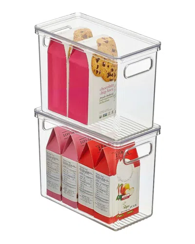 M DESIGN M DESIGN SET OF 8 ORGANIZER BINS WITH HANDLES & LID