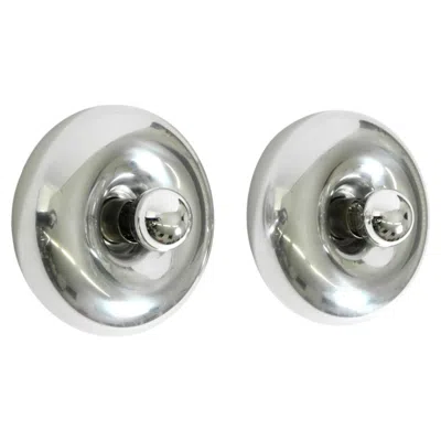 Pre-owned M Design Pair Of Original 1960s Space Age Wall Lamps By Ingo Maurer, Model Pox In Transparent