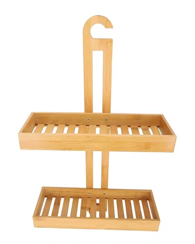M Design Set Of 2 Bamboo 2 Tier Shower Caddy