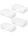 M DESIGN M DESIGN SET OF 8 STORAGE BINS WITH LIDS