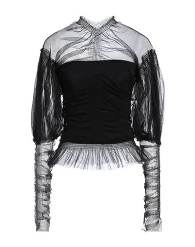 M Essential Woman Top Black Size 6 Nylon