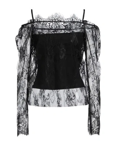 M Essential Woman Top Black Size 8 Nylon