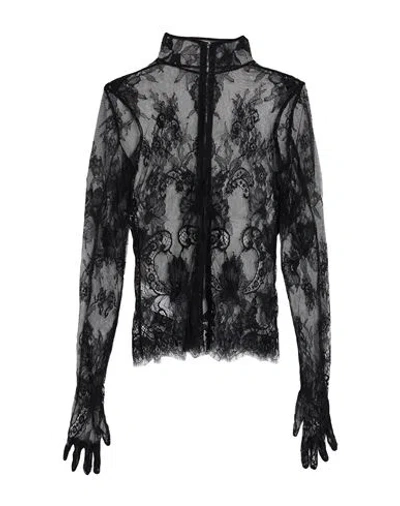 M Essential Woman Top Black Size 8 Nylon
